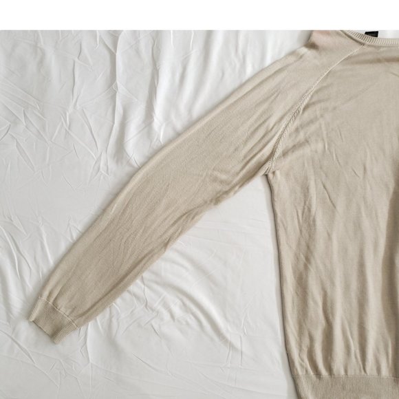 Claiborne Diamond Pattern SOFT Long Sleeve Sweater Shirt V-NECK - Picture 10 of 11